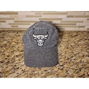 Chicago Bulls Hat Mitchell & Ness Cap NBA Basketball Adjustable Strapback Black